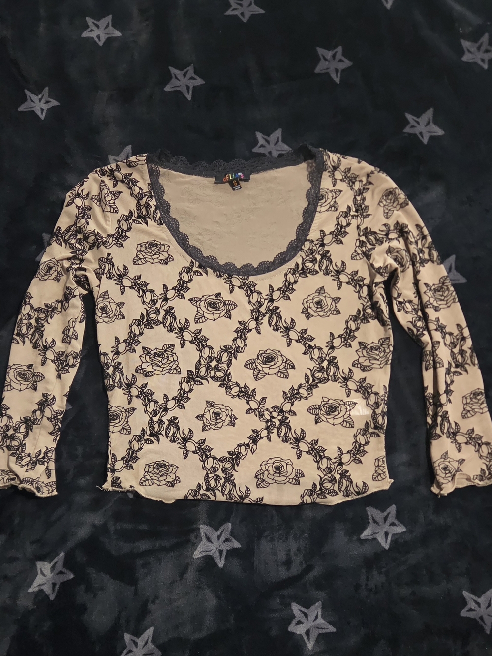 dELiA*s by Dolls Kill Sweetest Sound Mesh Top